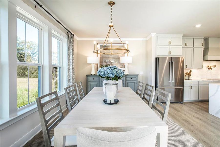 Furnished interior view inside a new home in The Groves at Myrtle: Myrtle Street, Roswell (Image 13).