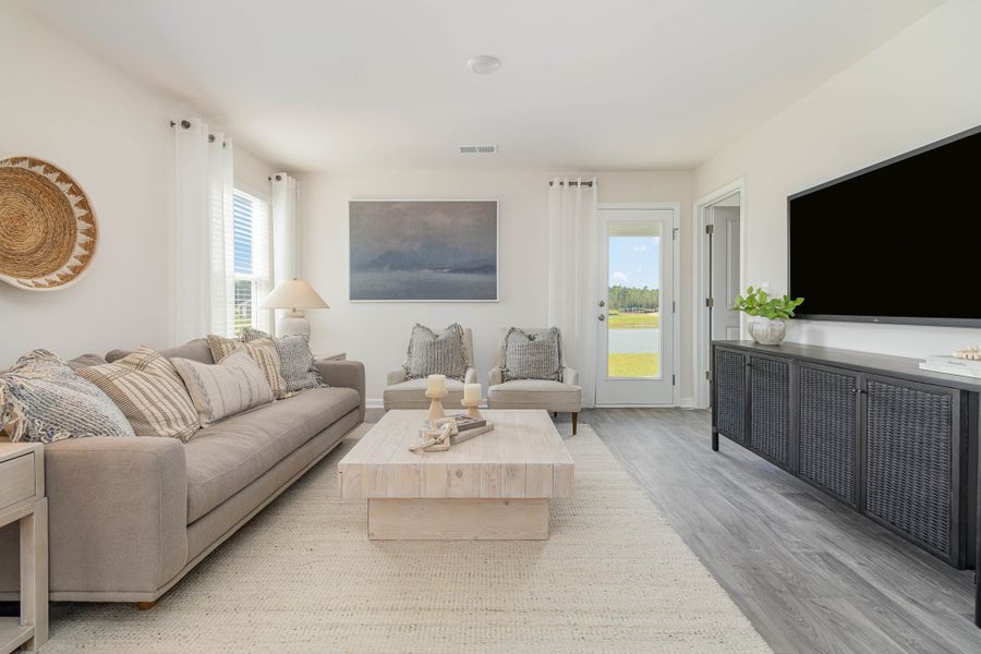 Representative furnished interior of a home built from the HELENA by D.R. Horton in Jordanville Farms, Galivants Ferry (Image 18).