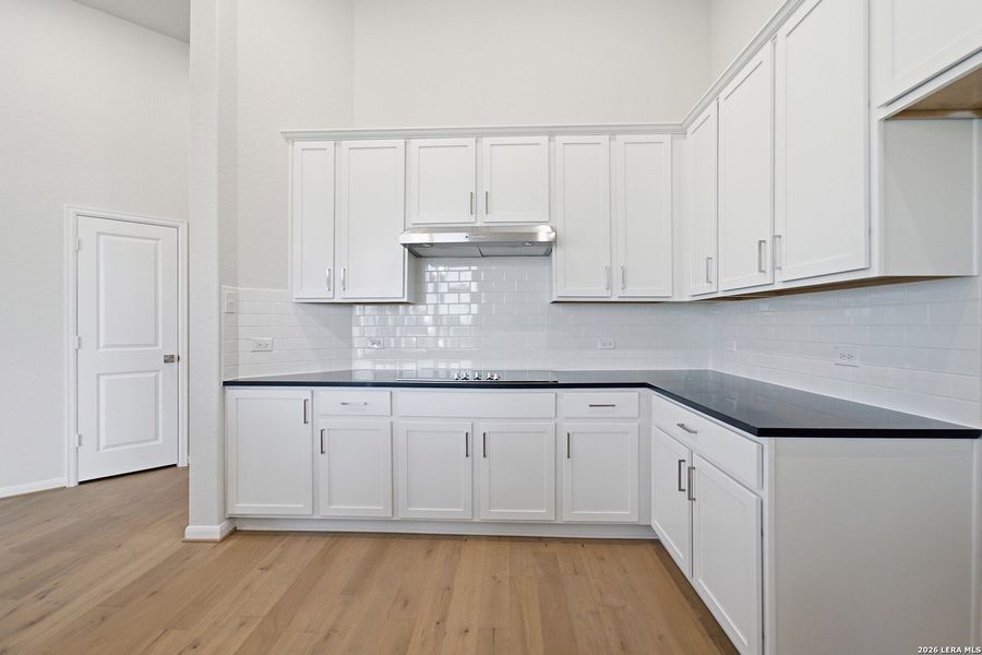 Furnished interior view inside a new home in The Woodlands at Medina Hills, Mico (Image 8).