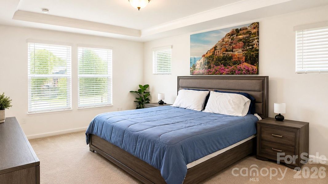 Furnished interior view inside a new home in Autumn Park, Concord (Image 20).