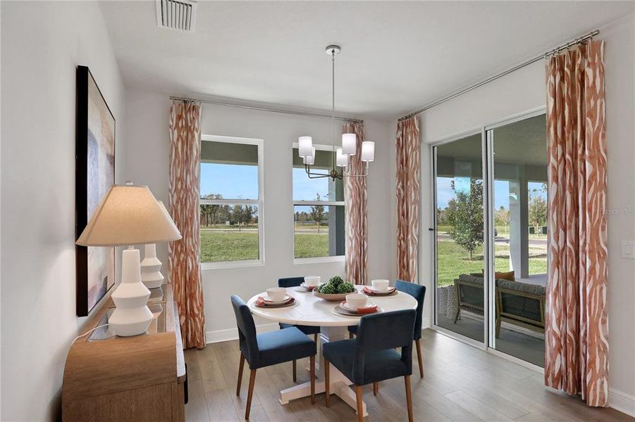 Furnished interior view inside a new home in Angeline, Land O' Lakes (Image 55).