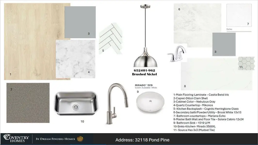 Sample of building materials used in homes in , Spring (Image 4).