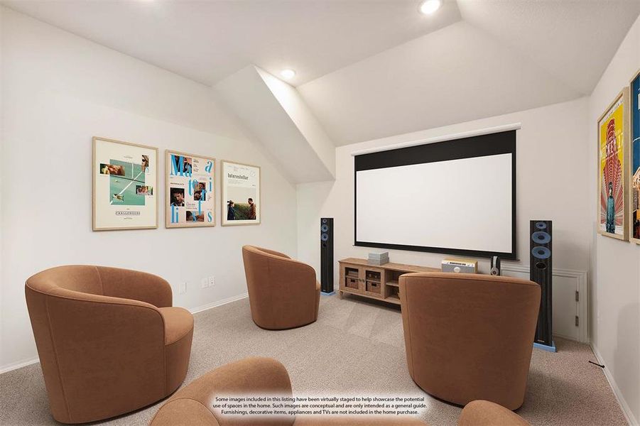 Furnished interior view inside a new home in Creekview Meadows, Pilot Point (Image 13).