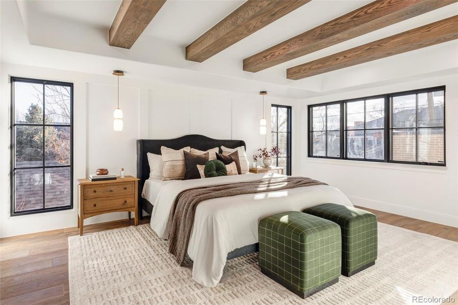 Furnished interior view inside a new home in , Denver (Image 17).