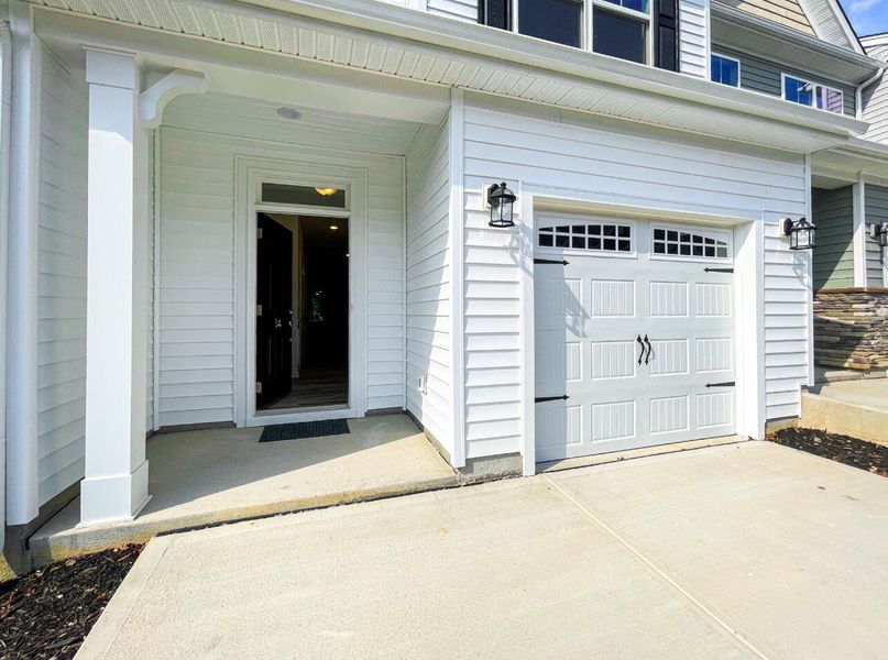 Front exterior of a new home in Fairview Village Townhomes, Simpsonville, SC, highlighting curb appeal (Image 2).