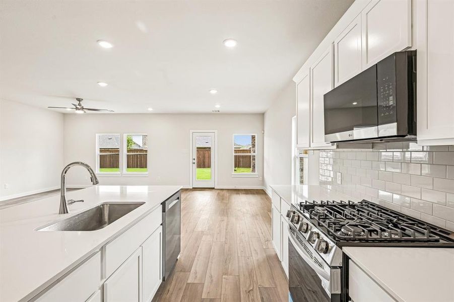 Furnished interior view inside a new home in Overland Grove, Forney (Image 6).