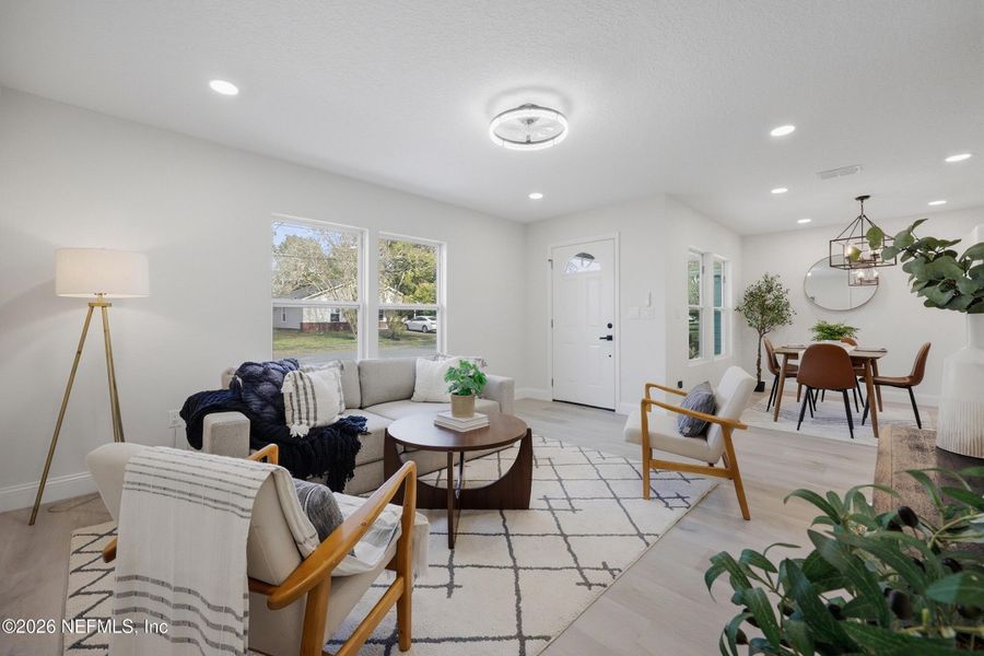 Furnished interior view inside a new home in , Jacksonville (Image 19).