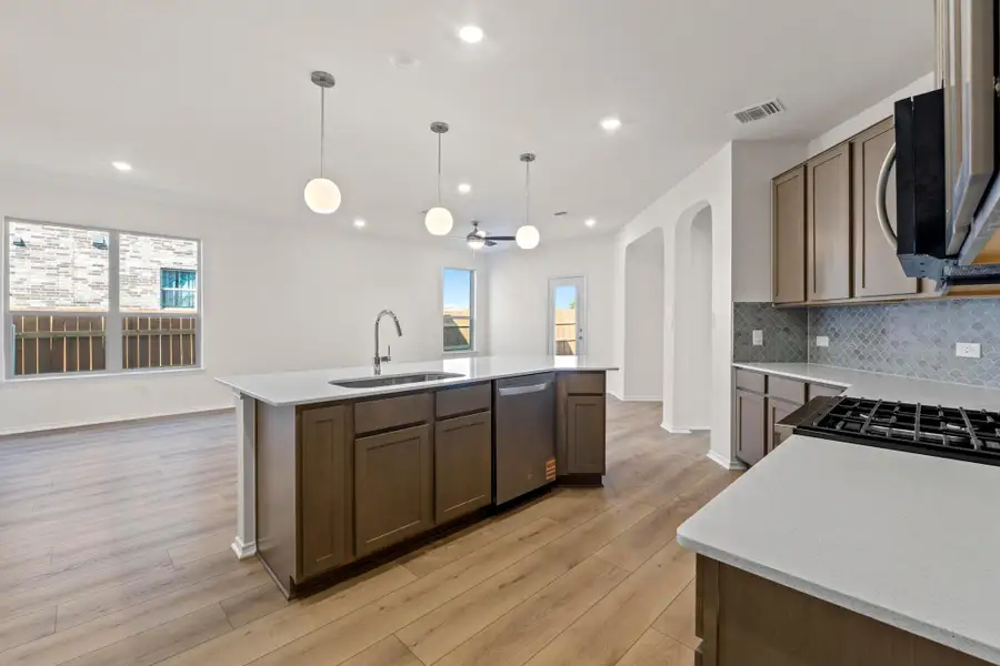 Furnished interior view inside a new home in Salerno - Heritage Collection, Round Rock (Image 5). Furnished interior view inside a new home in Salerno - Heritage Collection, Round Rock (Image 5).