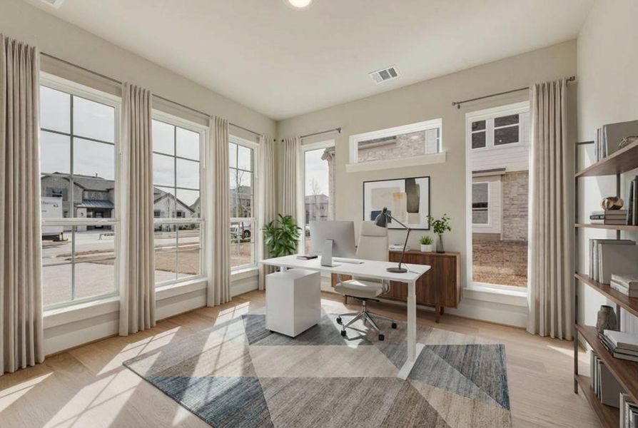 Furnished interior view inside a new home in Somerset Park, Rockwall (Image 13).