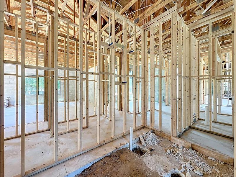 In-progress construction of a new home in , Oviedo, FL (Image 47).
