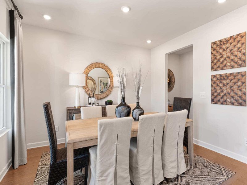 Furnished interior view inside a new home in The Coves at Lakes of Cane Bay, Summerville (Image 13).
