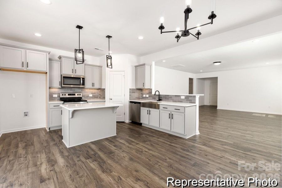 Furnished interior view inside a new home in Morrow Brook, Albemarle (Image 4).