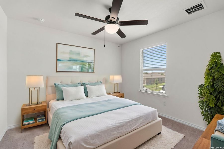Furnished interior view inside a new home in Parklands, Schertz (Image 19).