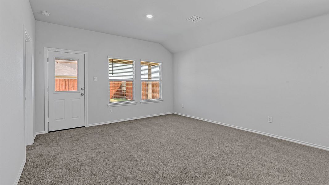 Spacious, unfurnished interior of a new home in Monarch at the Meadows, Ponder (Image 26). Spacious, unfurnished interior of a new home in Monarch at the Meadows, Ponder (Image 26).