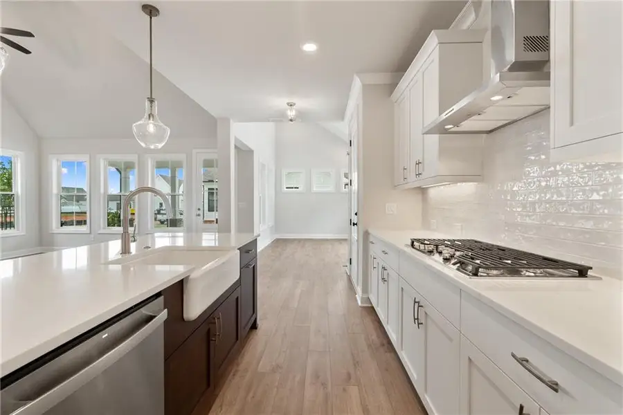 Furnished interior view inside a new home in Promenade at Sawnee Village, Cumming (Image 8).