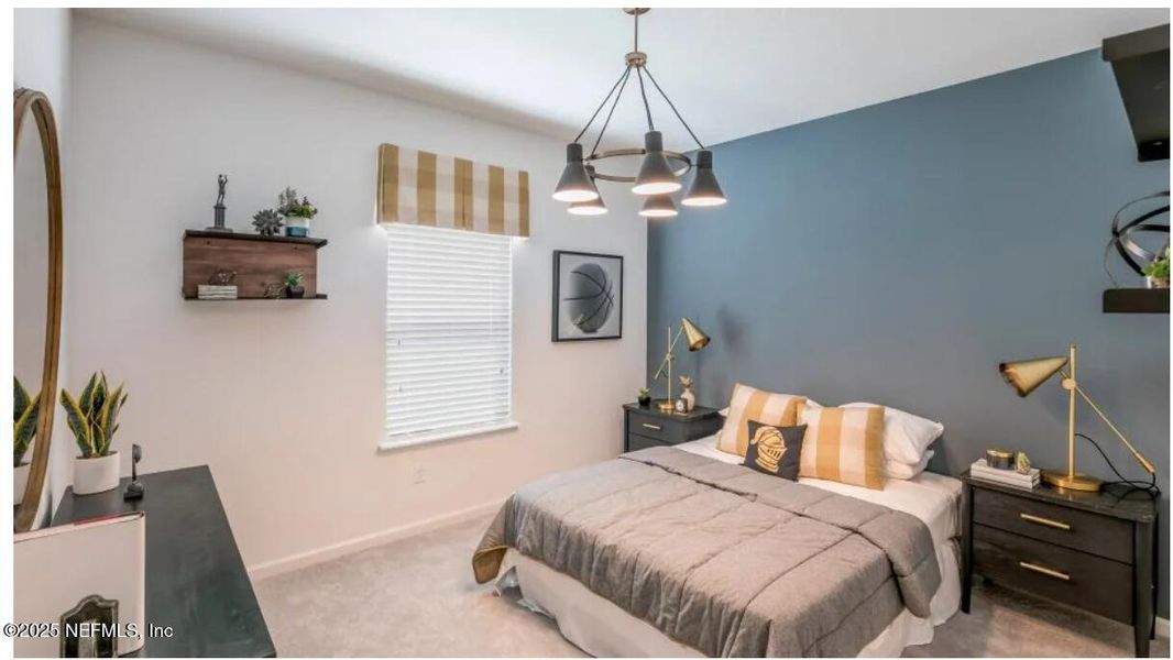 Furnished interior view inside a new home in Silver Meadows at SilverLeaf: Silver Meadows 60s, St. Augustine (Image 3).