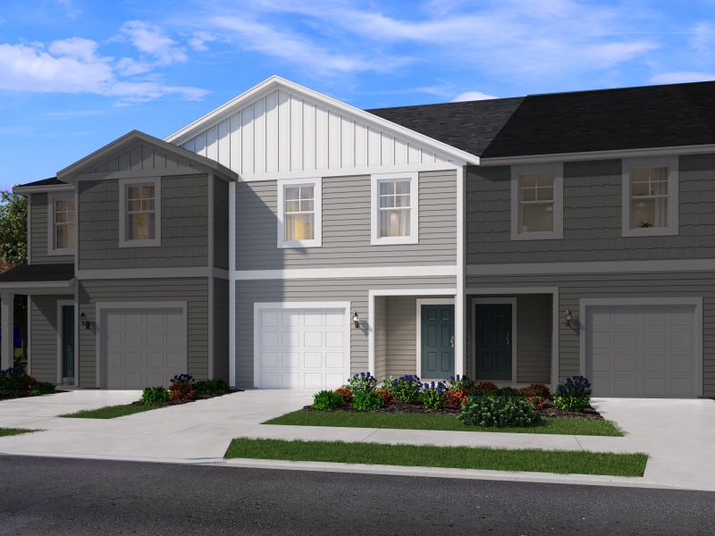 Front exterior of a home in the The District at Oakleaf - The Enclave community, located in Middleburg, FL (Image 2). Front exterior of a home in the The District at Oakleaf - The Enclave community, located in Middleburg, FL (Image 2).