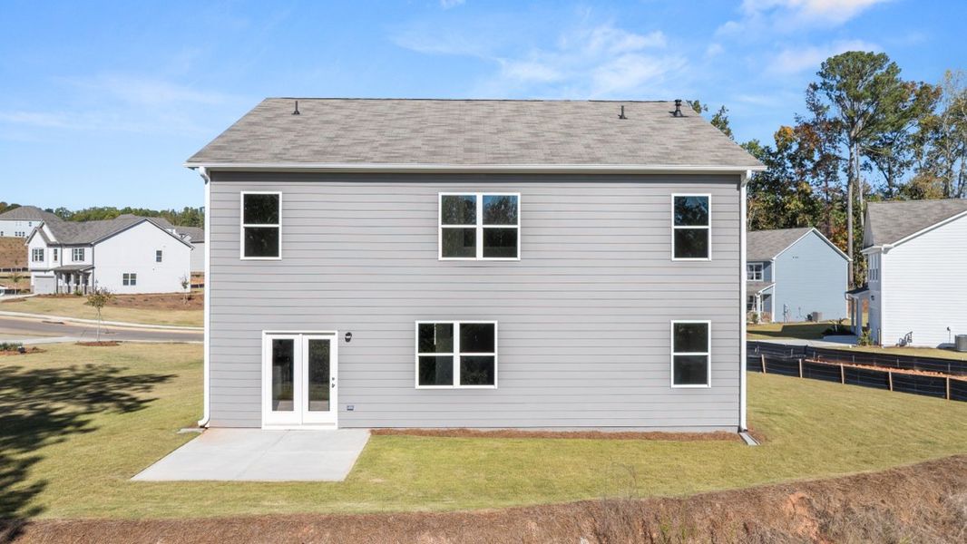 Representative exterior details of a home built from the Hayden by D.R. Horton in Creekview, Atlanta (Image 3).