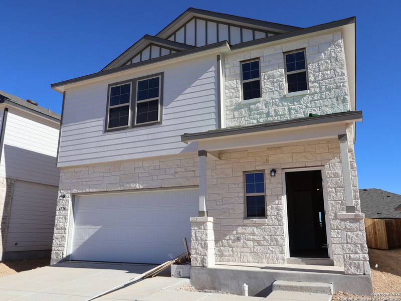 In-progress construction of a new home in Winding Brook, San Antonio, TX (Image 27).