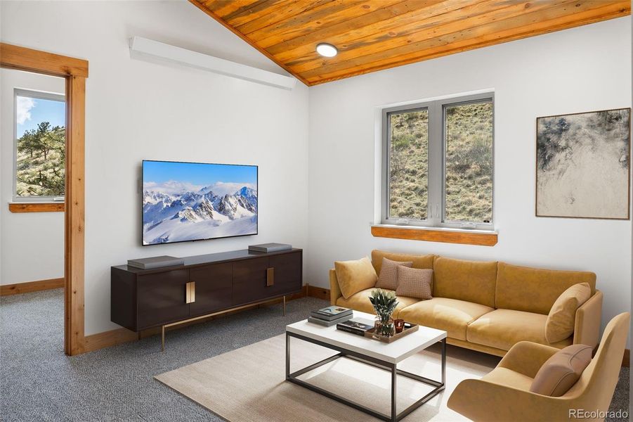 Virtually Staged Loft