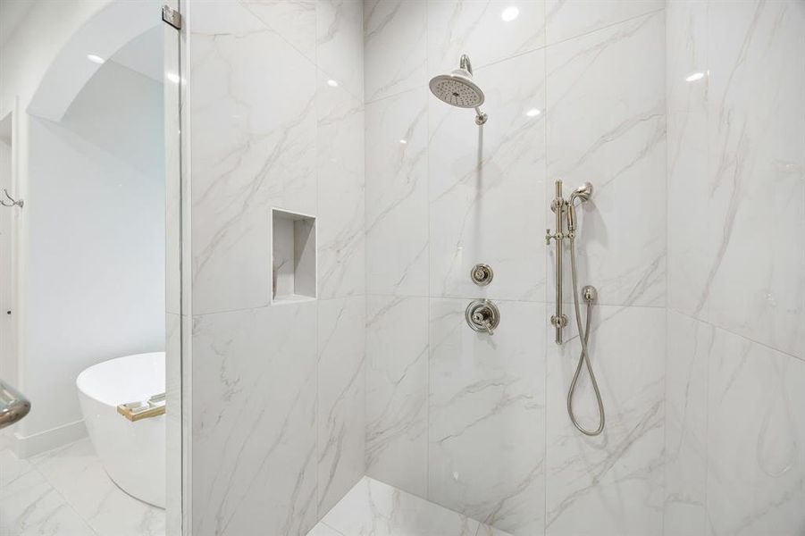 Close-up of interior finishes inside a home in , Dallas (Image 20).