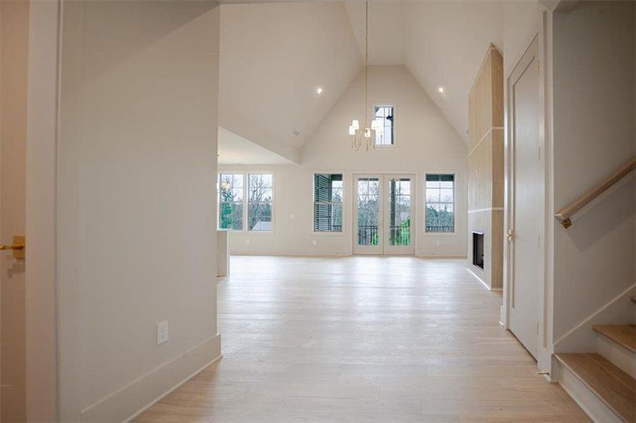 Spacious, unfurnished interior of a new home in Gardens at Arbor Springs, Newnan (Image 13).