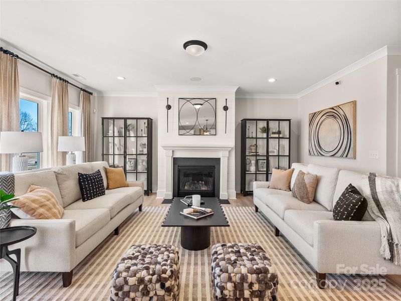 Furnished interior view inside a new home in Stonebridge Fairways, Monroe (Image 6).