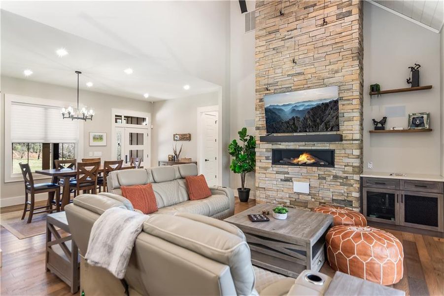 Furnished interior view inside a new home in , Ellijay (Image 5).