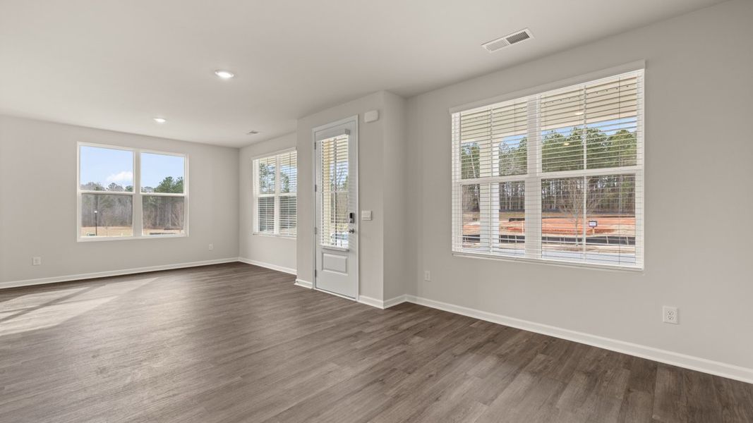 Representative unfurnished interior of a home built from the Ashmore by D.R. Horton in Brookland Commons, Monroe (Image 19).