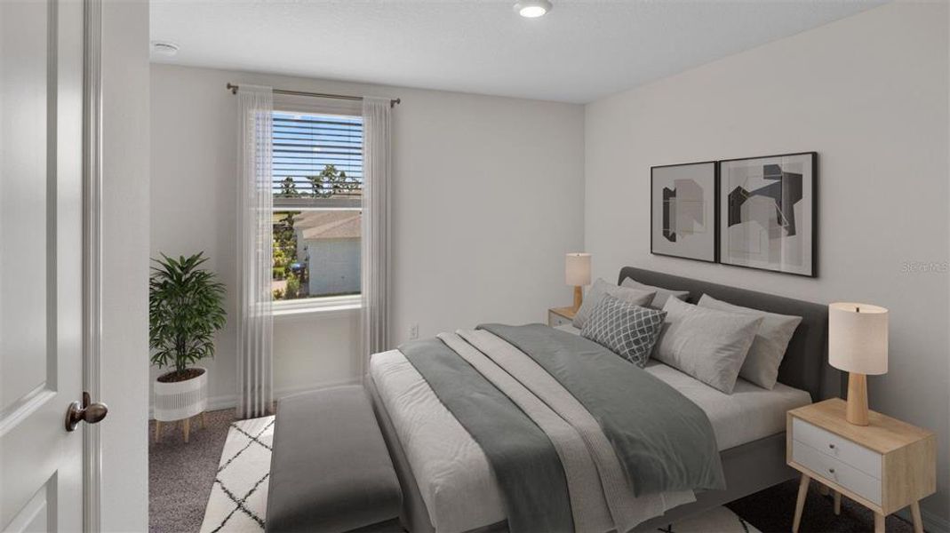 Furnished interior view inside a new home in Waterleigh, Winter Garden (Image 10).