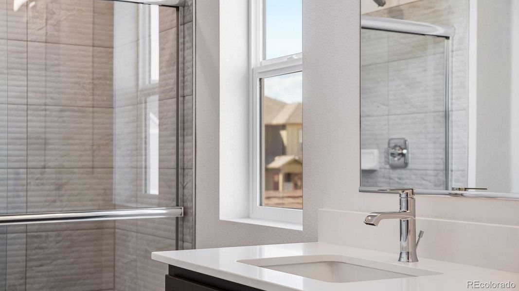 Close-up of interior finishes inside a home in Sky Ranch, Watkins (Image 15).