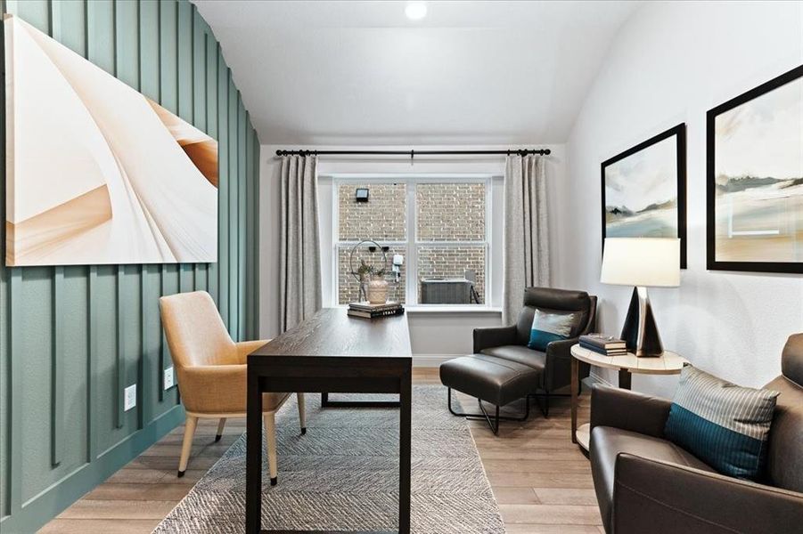 Furnished interior view inside a new home in Walden Pond West, Forney (Image 18).