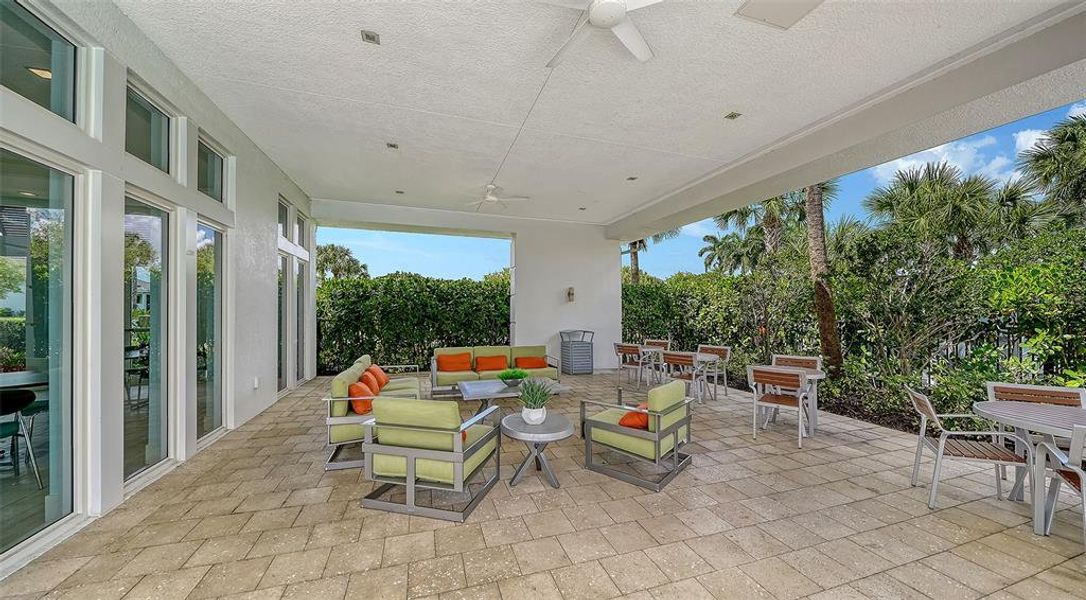 Exterior details and patio area of a home in Artistry Sarasota, Sarasota (Image 29).