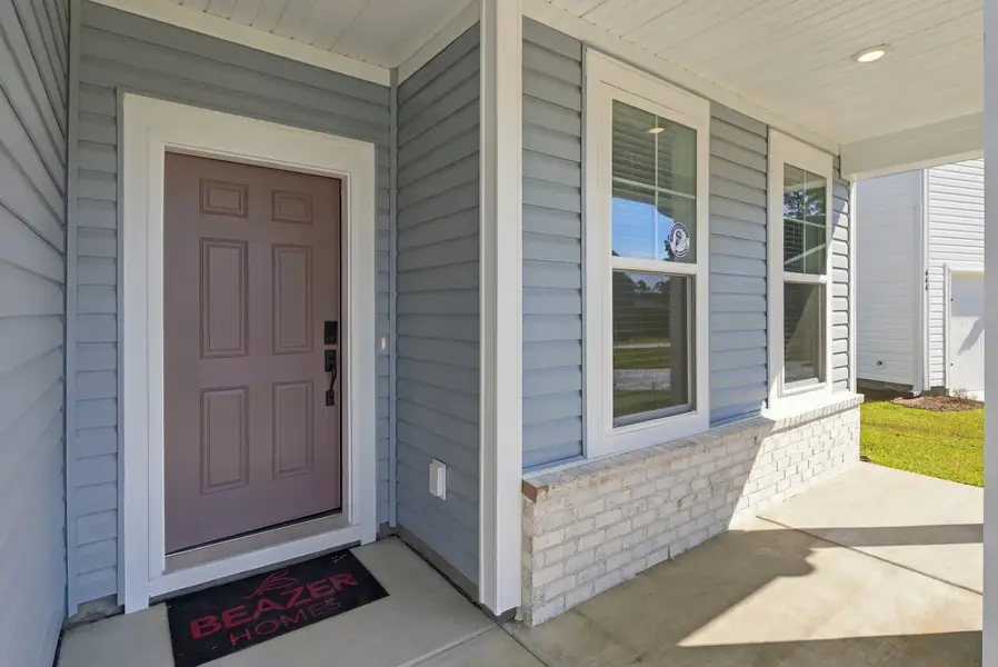 Exterior details and patio area of a home in The Groves of Berkeley, Moncks Corner (Image 2).