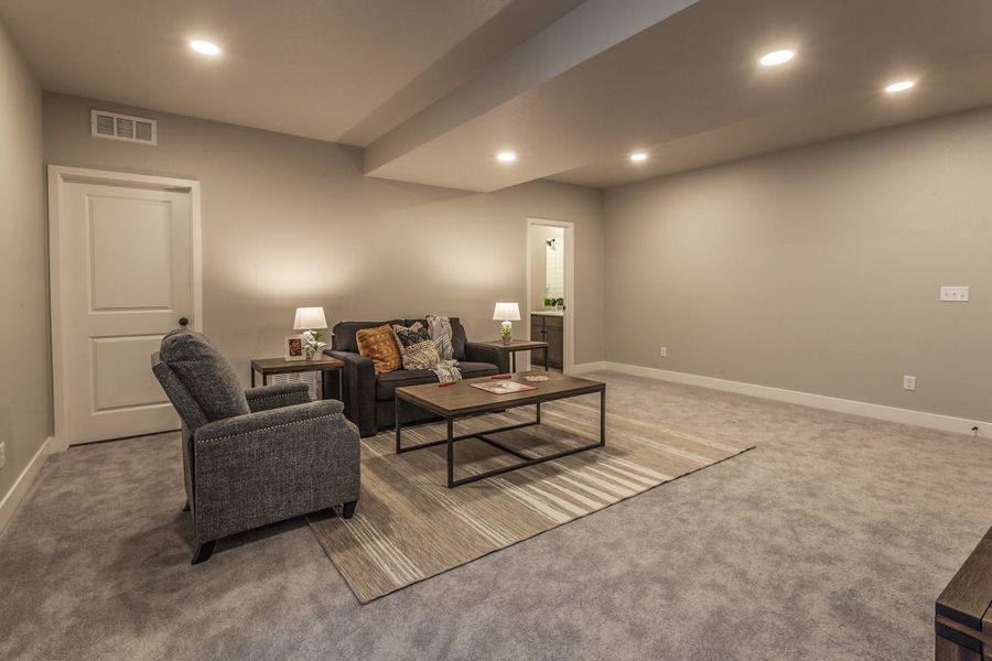Furnished interior view inside a new home in Trailside, Timnath (Image 31).