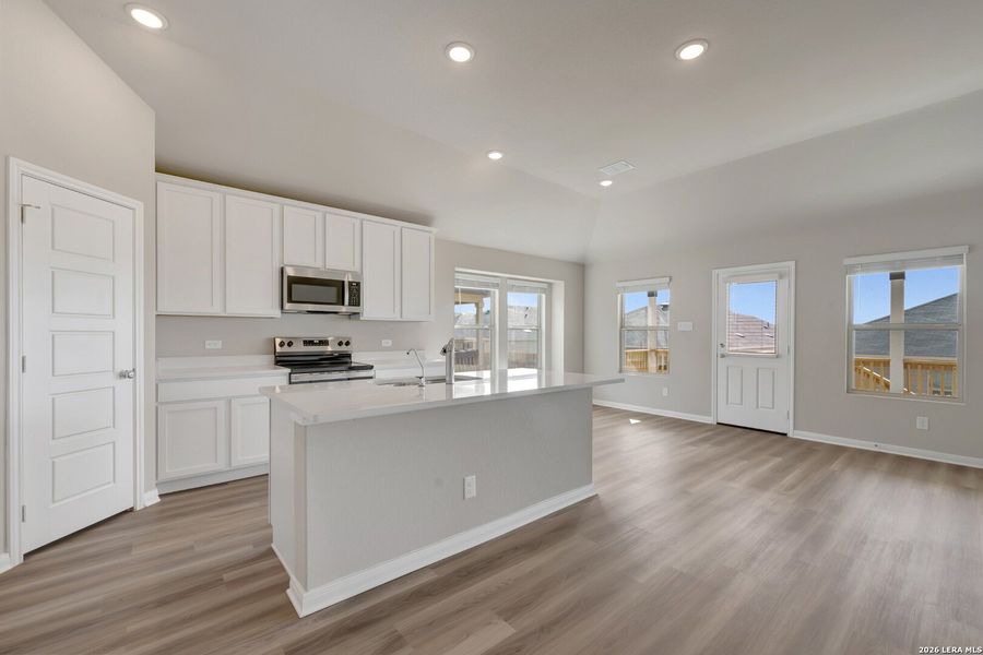 Furnished interior view inside a new home in Greenspoint Heights, Seguin (Image 6).