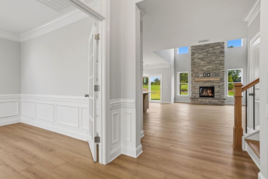 Spacious, unfurnished interior of a new home in Founders Club, Moore (Image 12).