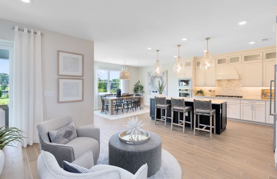 Representative furnished interior of a home built from the Serena by Del Webb in Del Webb Explore North River Ranch, Parrish (Image 16).