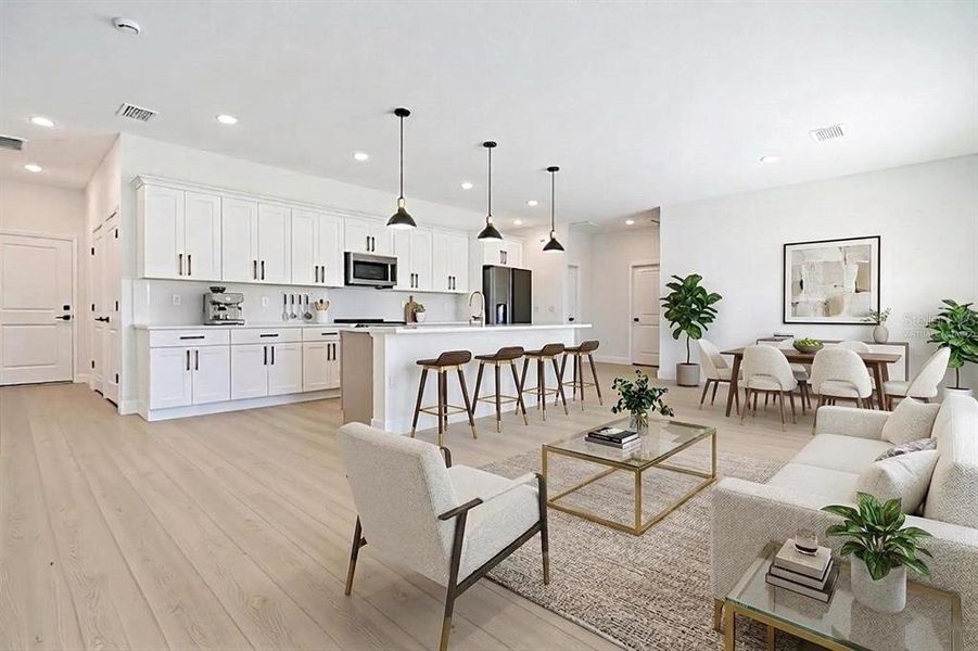 Furnished interior view inside a new home in , Ocala (Image 13).