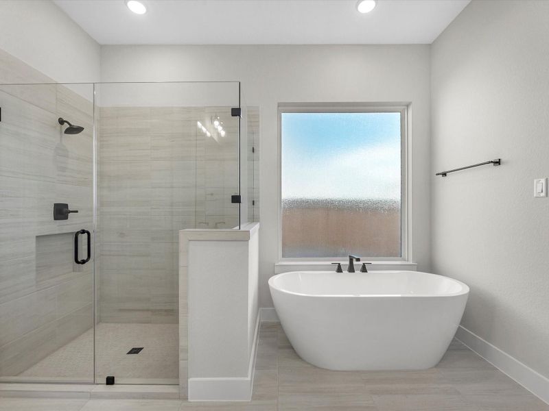 Furnished interior view inside a new home in Dunham Pointe 60′, Cypress (Image 10).