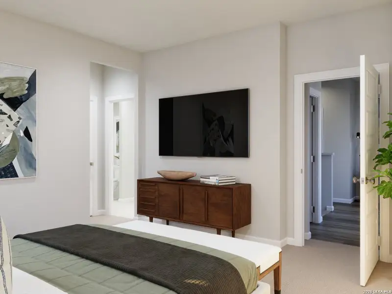 Furnished interior view inside a new home in Melissa Ranch, San Antonio (Image 10).
