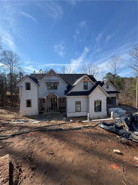 In-progress construction of a new home in , Gainesville, GA (Image 47).