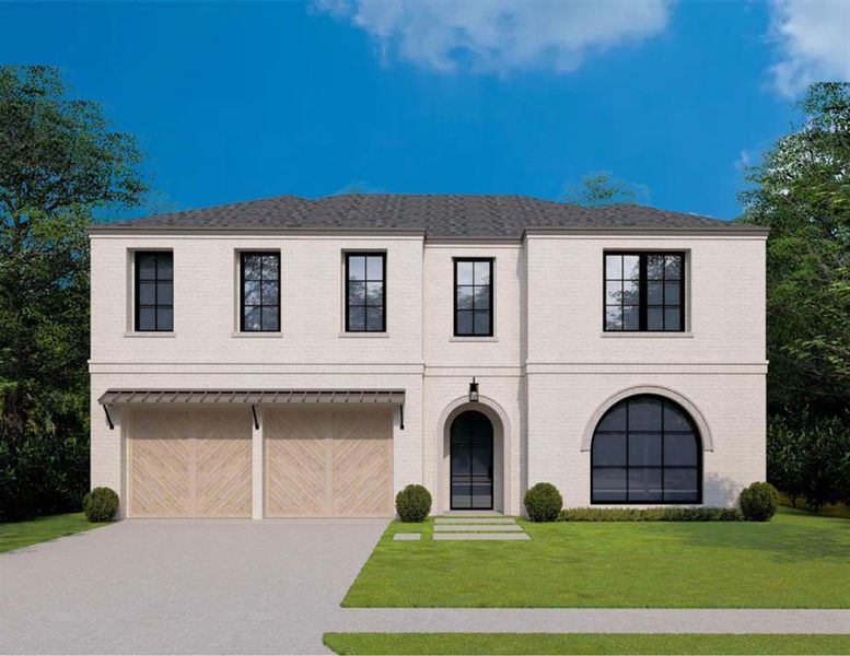 Front exterior of a new home in , Dallas, TX, highlighting curb appeal (Image 1). Front exterior of a new home in , Dallas, TX, highlighting curb appeal (Image 1).
