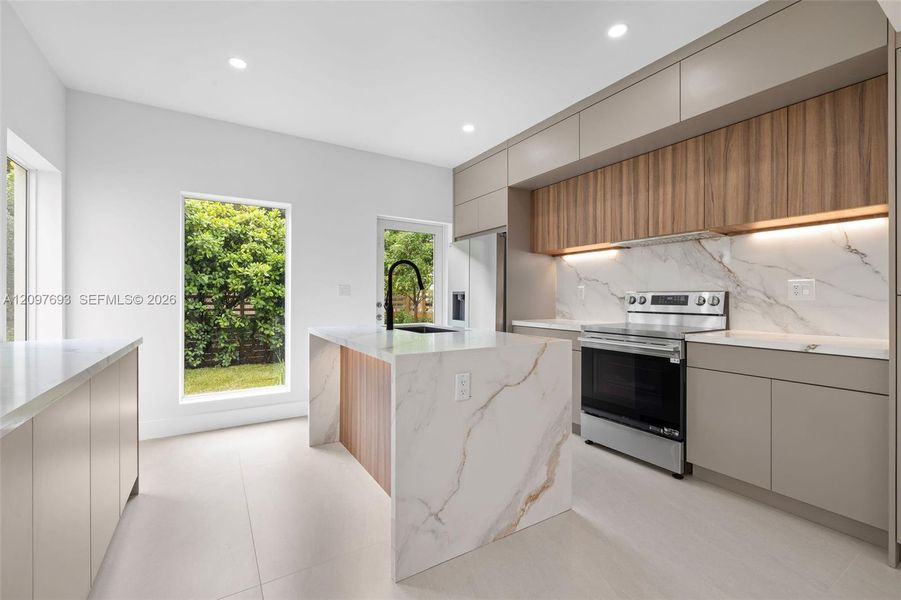 Furnished interior view inside a new home in , South Miami (Image 5).