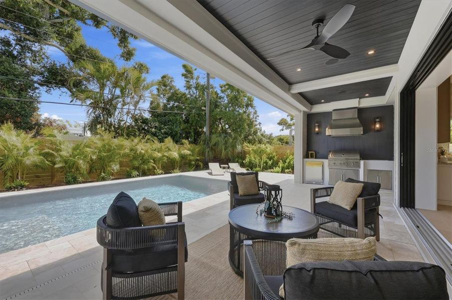 Exterior details and patio area of a home in , Sarasota (Image 4).