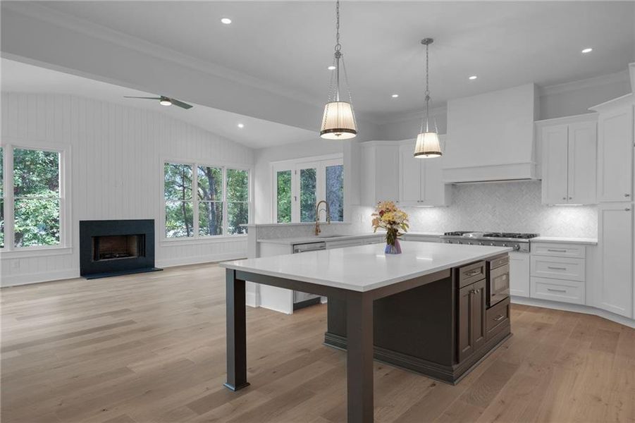 Furnished interior view inside a new home in , Atlanta (Image 29).