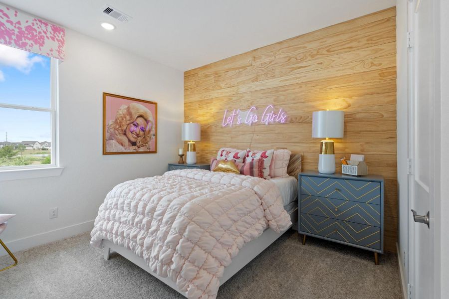 Furnished interior view inside a new home in Bridgeland Courtyard, Cypress (Image 18).