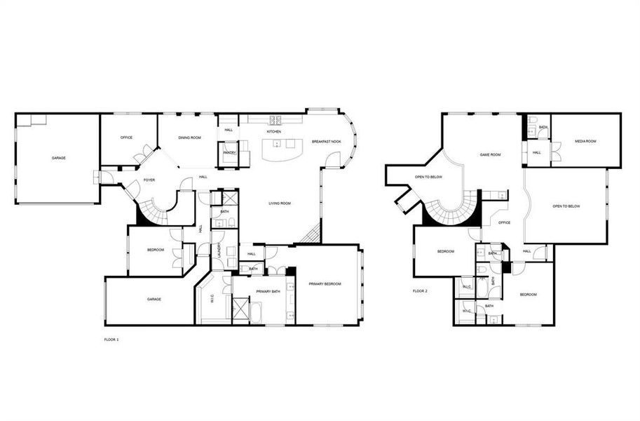 2D floor plan layout of this home in , Wylie, TX (Image 3).