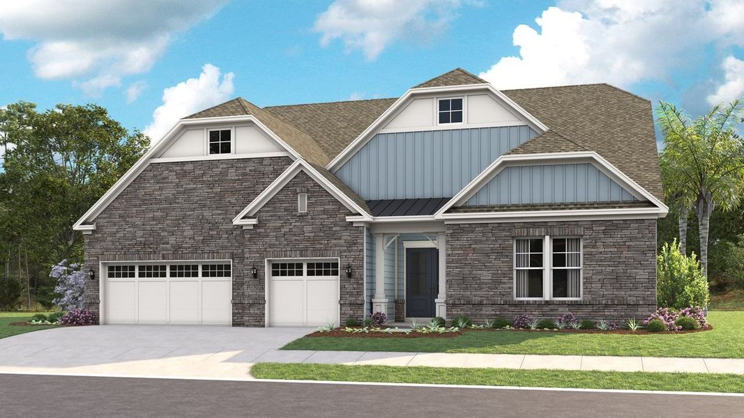 Elevation Farmhouse | Stone