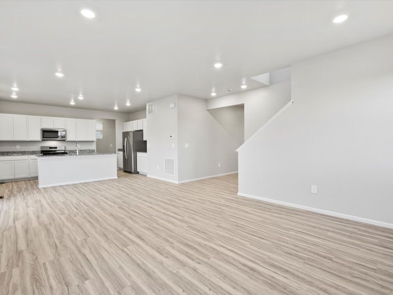 Spacious, unfurnished interior of a new home in Poudre Heights: The Lakes Collection, Windsor (Image 10). Spacious, unfurnished interior of a new home in Poudre Heights: The Lakes Collection, Windsor (Image 10).